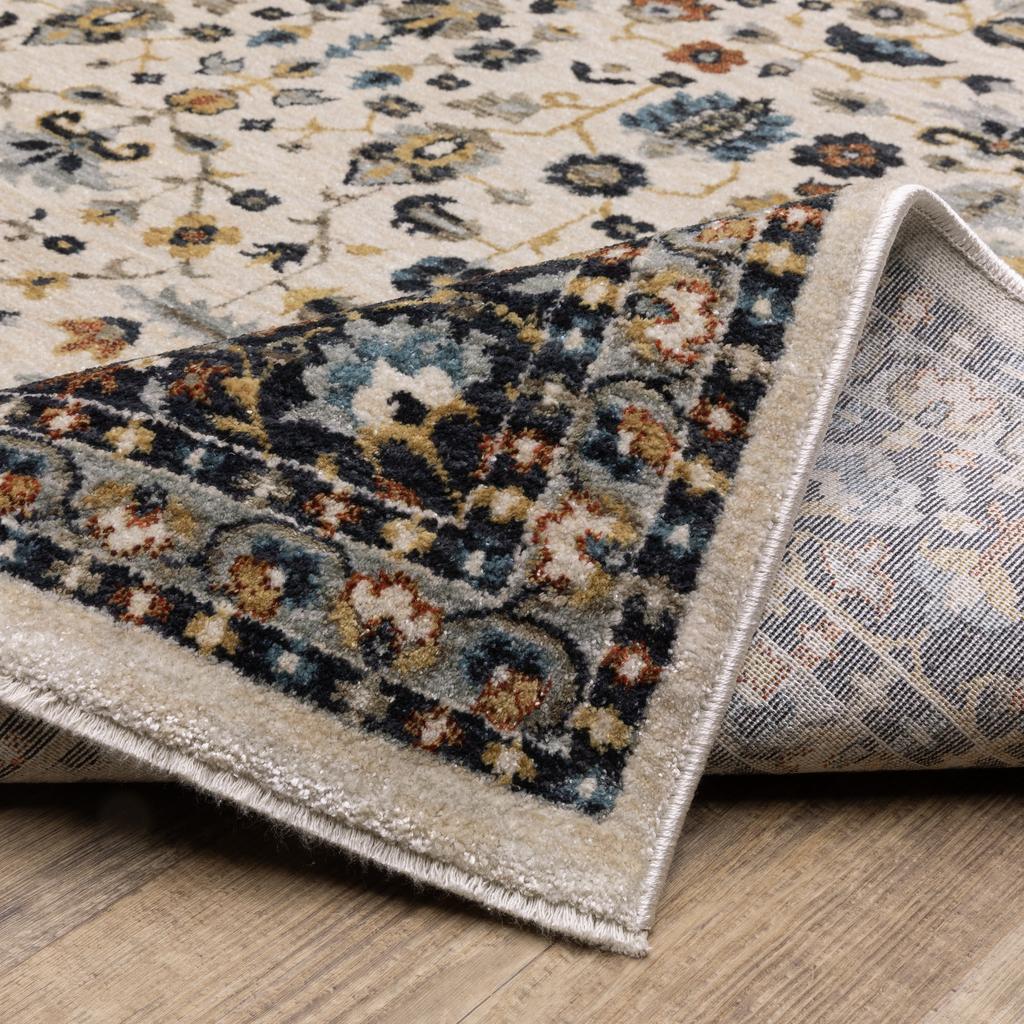Oriental Weavers Eliana ELI02 Beige Rectangle Indoor Runner Oriental Pattern-