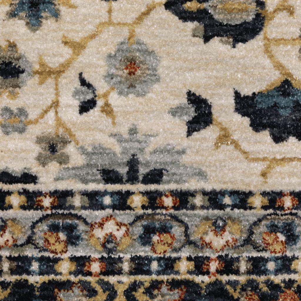 Oriental Weavers Eliana ELI02 Beige Rectangle Indoor Runner Oriental Pattern-