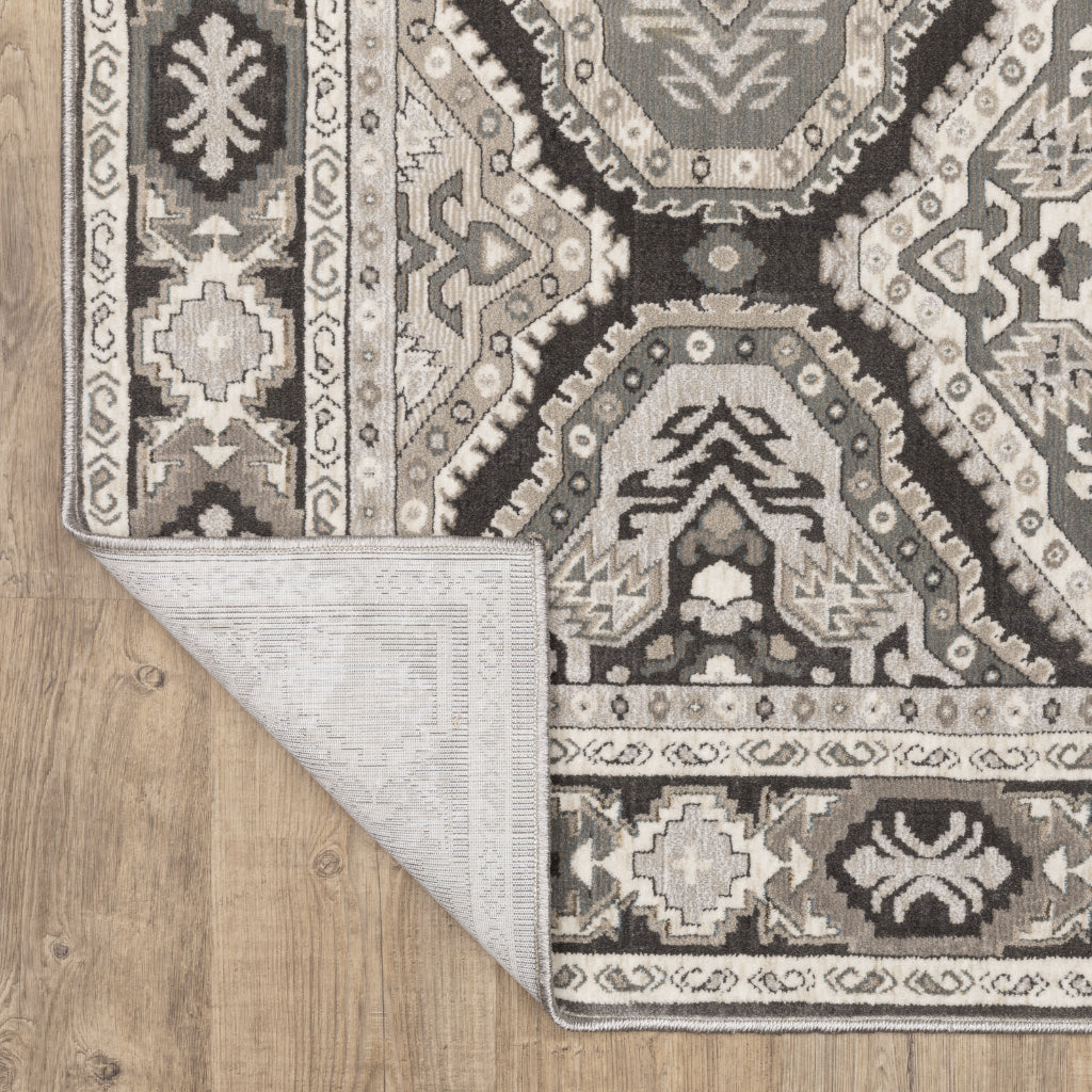Oriental Weavers Ellington ELL04 Multicolor Rectangle Indoor Area Rug - Opulent Stain Resistant Traditional Rug with Medallion Design-