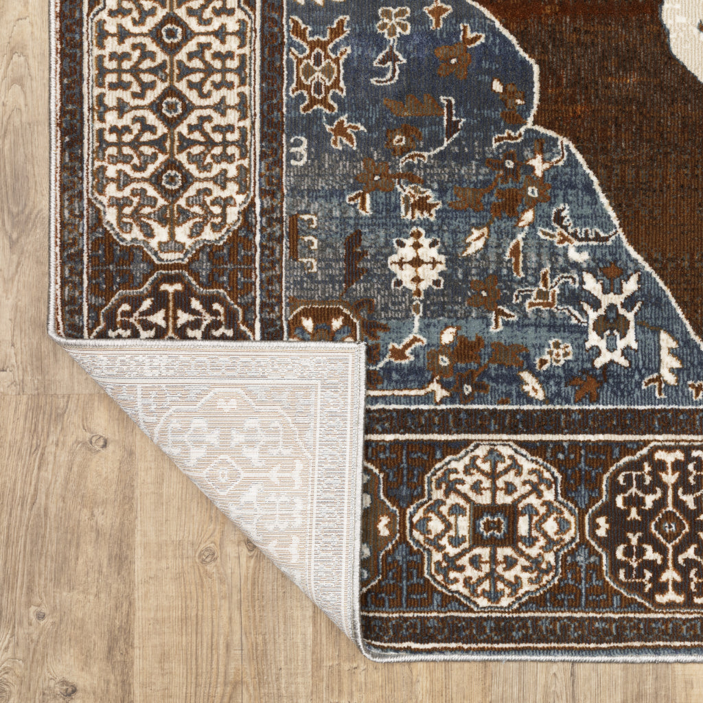 Oriental Weavers Ellington ELL06 Multicolor Rectangle Indoor Area Rug - Opulent Stain Resistant Traditional Rug with Medallion Design-