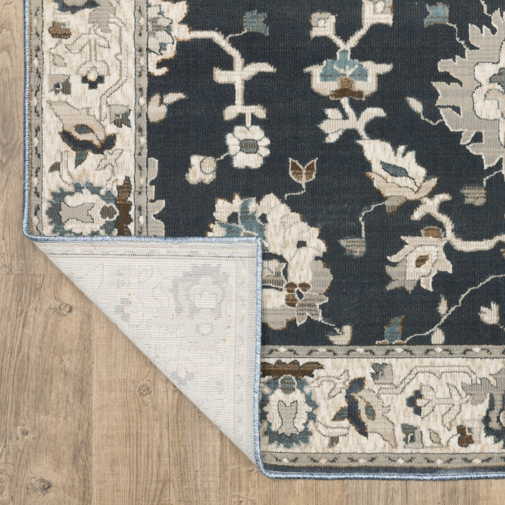 Oriental Weavers Ellington ELL08 Multicolor Rectangle Indoor Area Rug - Opulent Stain Resistant Floral Rug-