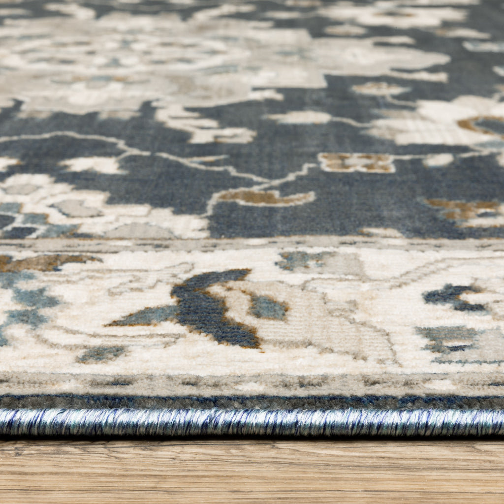 Oriental Weavers Ellington ELL08 Multicolor Rectangle Indoor Area Rug - Opulent Stain Resistant Floral Rug-