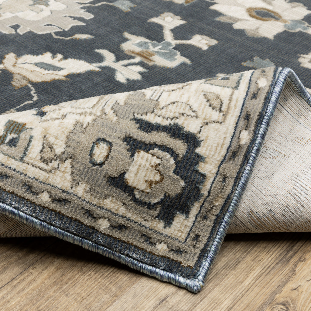Oriental Weavers Ellington ELL08 Multicolor Rectangle Indoor Area Rug - Opulent Stain Resistant Floral Rug-