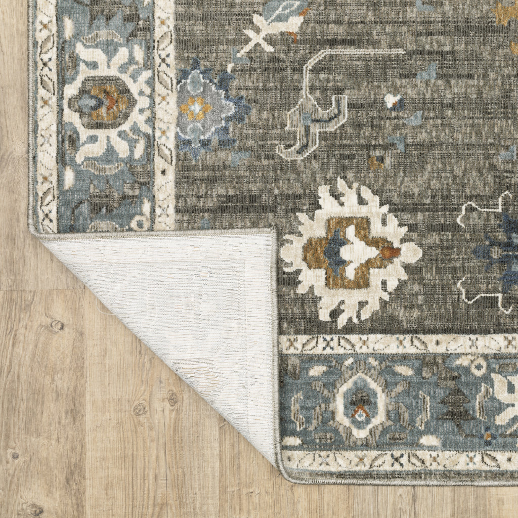 Oriental Weavers Ellington ELL09 Multicolor Rectangle Indoor Area Rug - Opulent Stain Resistant Floral Rug-