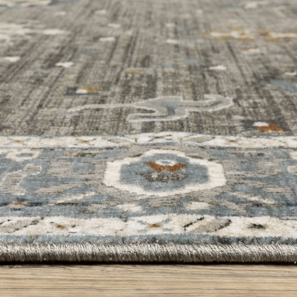 Oriental Weavers Ellington ELL09 Multicolor Rectangle Indoor Area Rug - Opulent Stain Resistant Floral Rug-