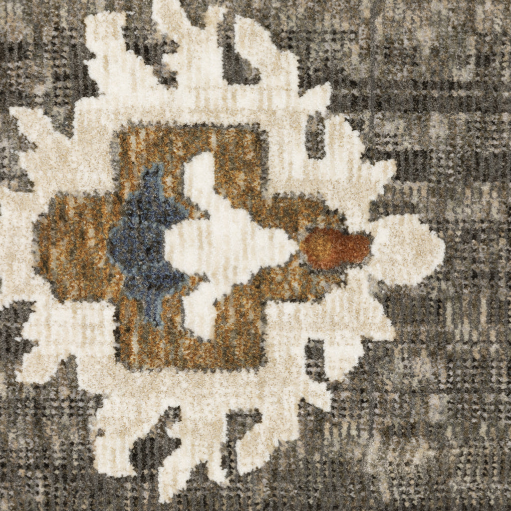Oriental Weavers Ellington ELL09 Multicolor Rectangle Indoor Area Rug - Opulent Stain Resistant Floral Rug-