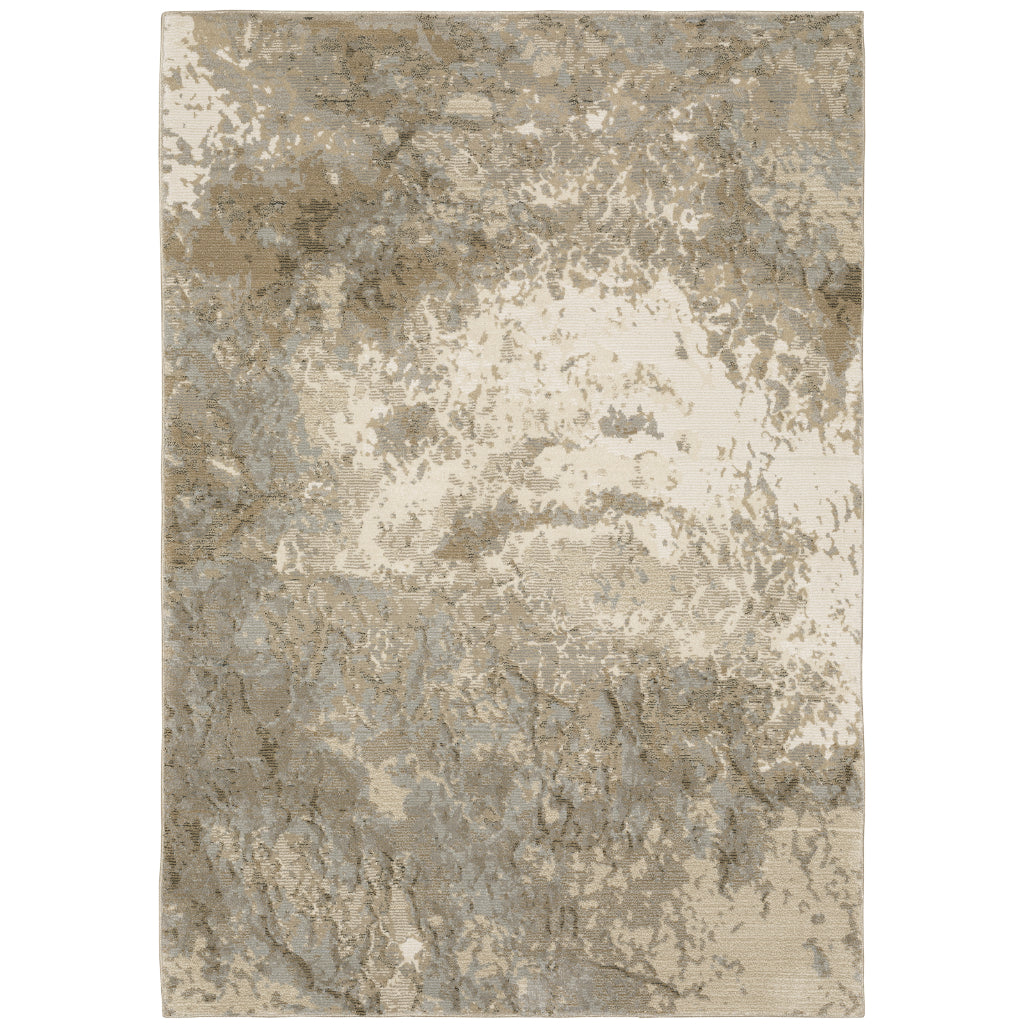 Oriental Weavers Evolution 0960A Multicolor Rectangle Indoor Area Rug - Durable & Stain Resistant Abstract Rug-
