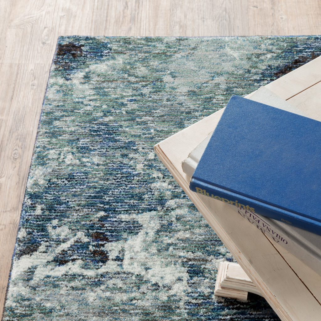Oriental Weavers Evolution 0962A Multicolor Rectangle Indoor Area Rug - Durable & Stain Resistant Abstract Rug-