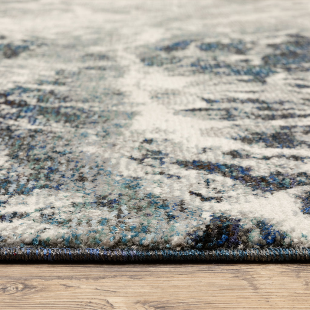 Oriental Weavers Evolution 0962A Multicolor Rectangle Indoor Runner - Durable & Stain Resistant Abstract Rug-