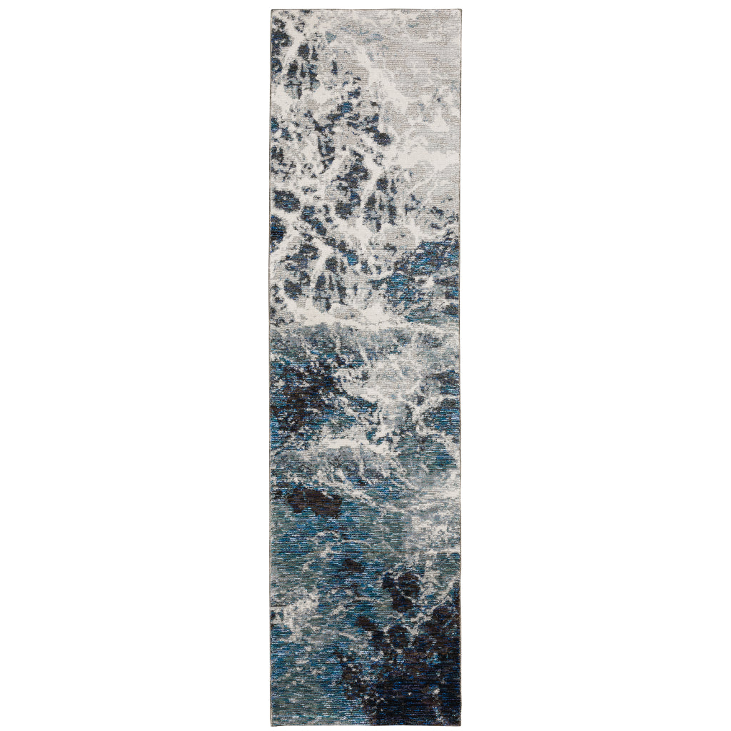 Oriental Weavers Evolution 0962A Multicolor Rectangle Indoor Runner - Durable & Stain Resistant Abstract Rug-