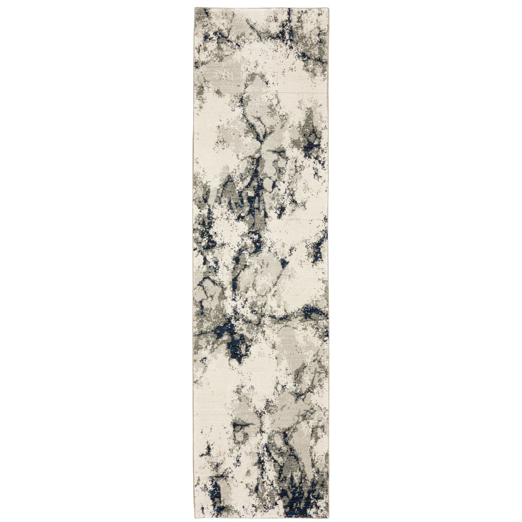 Oriental Weavers Evolution 0978A Multicolor Rectangle Indoor Runner - Durable & Stain Resistant Abstract Rug-