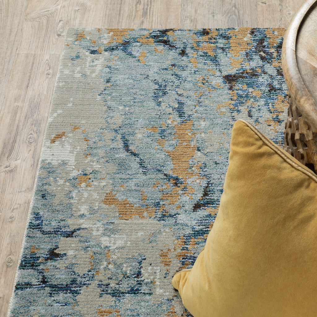 Oriental Weavers Evolution 0980A Multicolor Rectangle Indoor Area Rug - Durable Stain Resistant Contemporary Rug with Abstract Design-