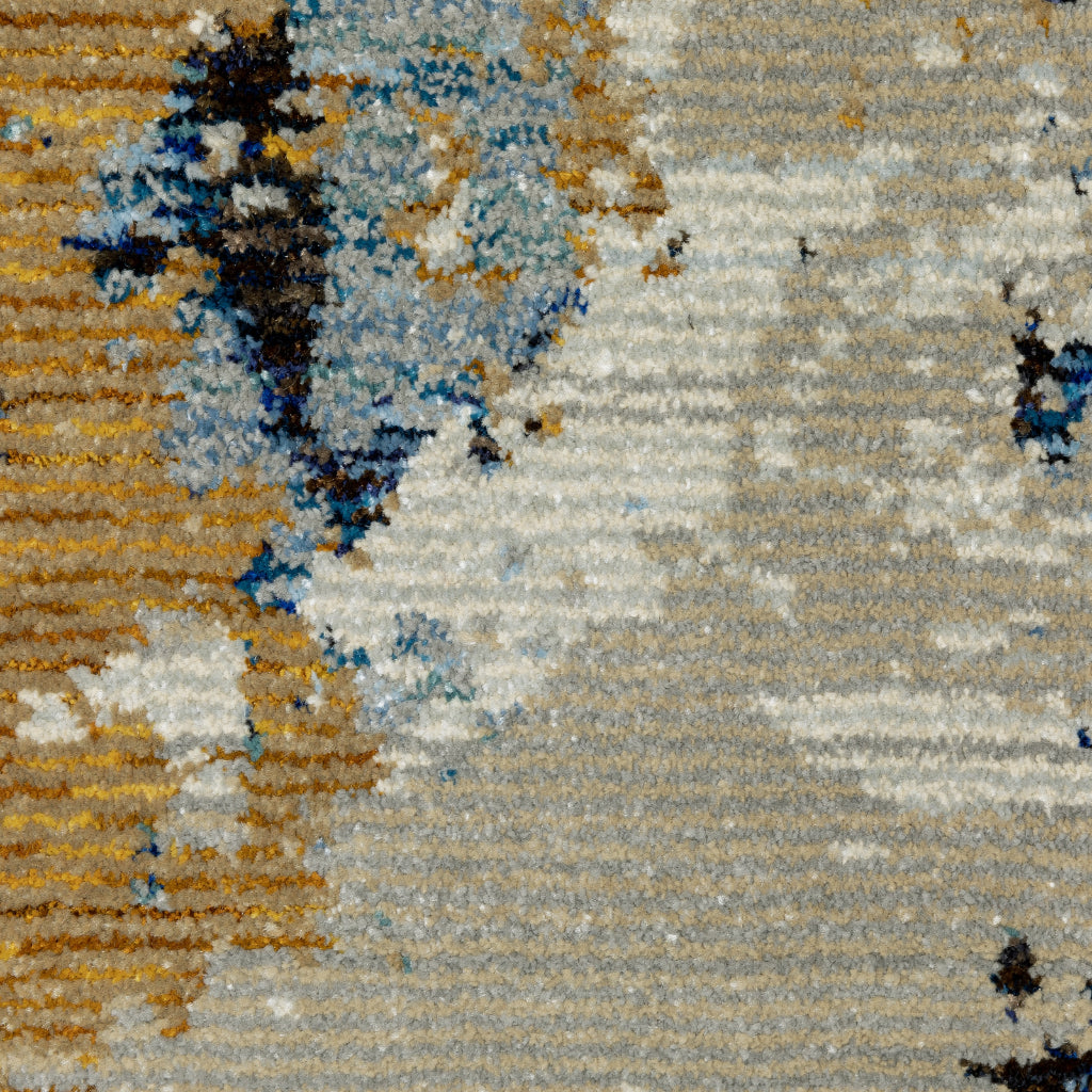 Oriental Weavers Evolution 0980A Multicolor Rectangle Indoor Runner - Durable Stain Resistant Contemporary Rug with Abstract Design-