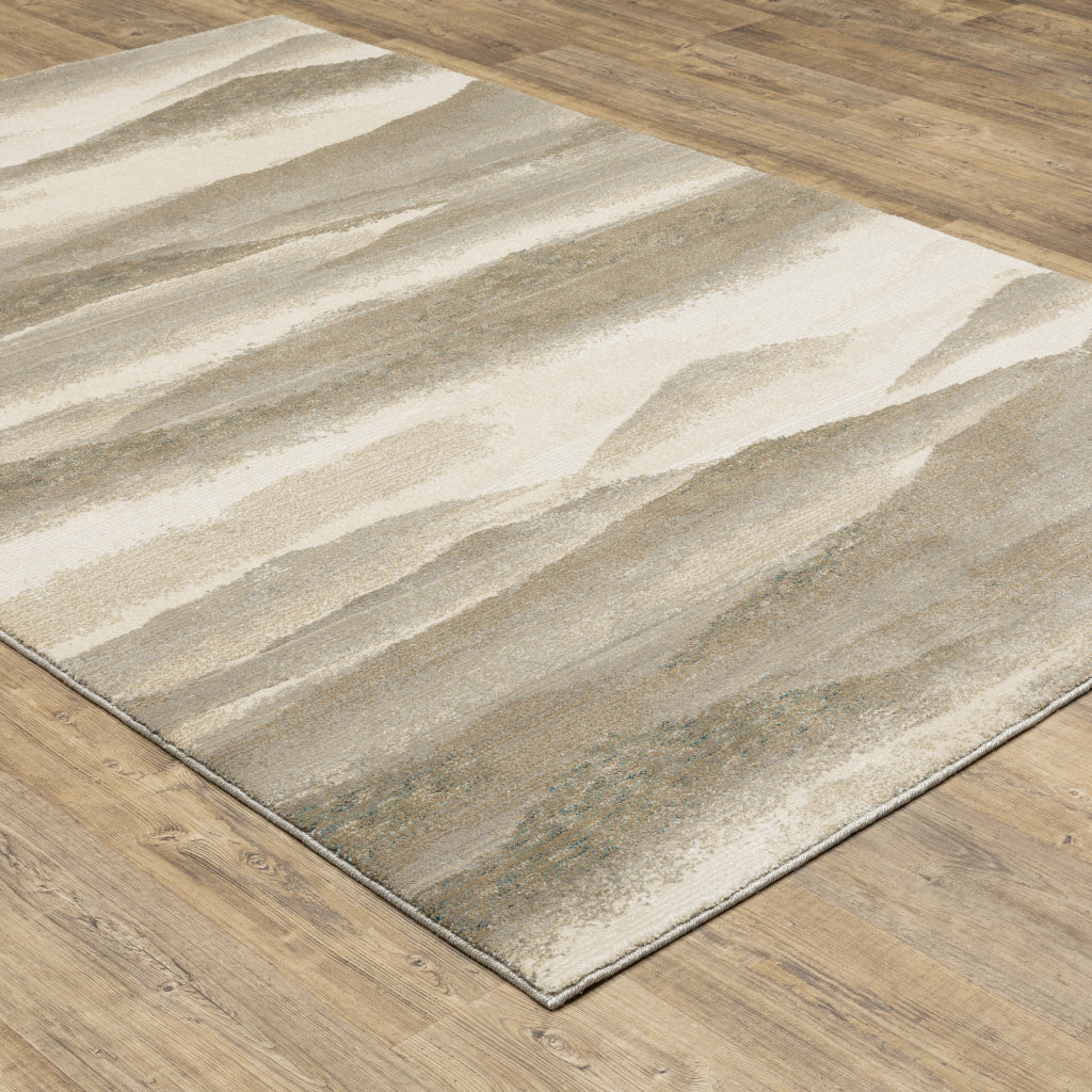 Oriental Weavers Evolution 0982C Multicolor Rectangle Indoor Runner - Durable Stain Resistant Contemporary Rug with Abstract Design-