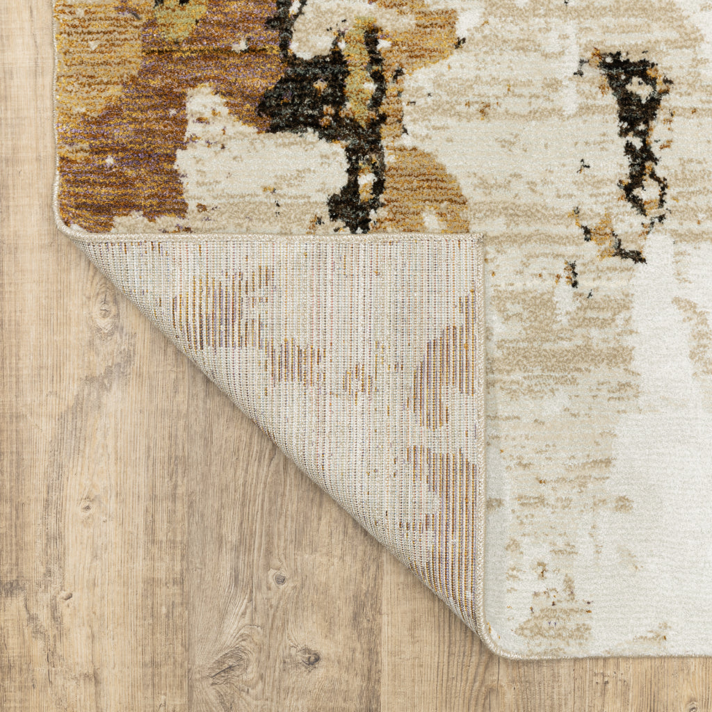 Oriental Weavers Evolution 7770J Multicolor Rectangle Indoor Runner - Durable Stain Resistant Contemporary Rug with Abstract Design-