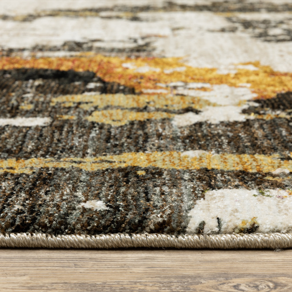 Oriental Weavers Evolution 7770J Multicolor Rectangle Indoor Runner - Durable Stain Resistant Contemporary Rug with Abstract Design-