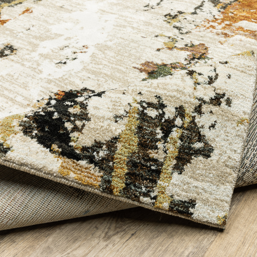Oriental Weavers Evolution 7770J Multicolor Rectangle Indoor Runner - Durable Stain Resistant Contemporary Rug with Abstract Design-