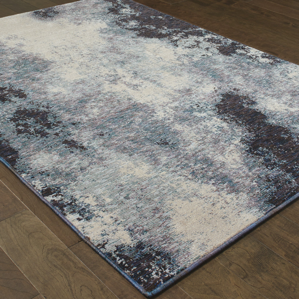 Oriental Weavers Evolution 8000B Multicolor Rectangle Indoor Runner - Durable Stain Resistant Contemporary Rug with Abstract Design-