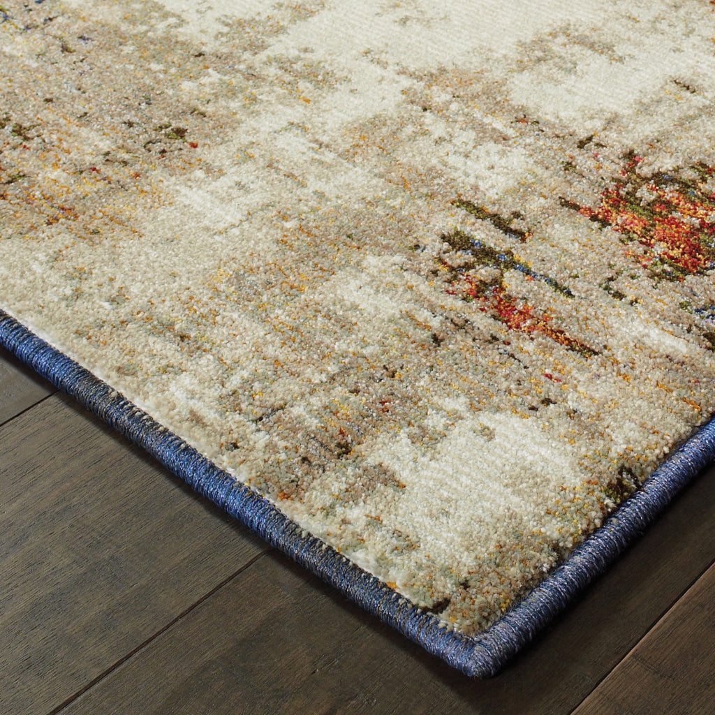 Oriental Weavers Evolution 8001A Multicolor Rectangle Indoor Runner - Durable Stain Resistant Contemporary Rug with Abstract Design-