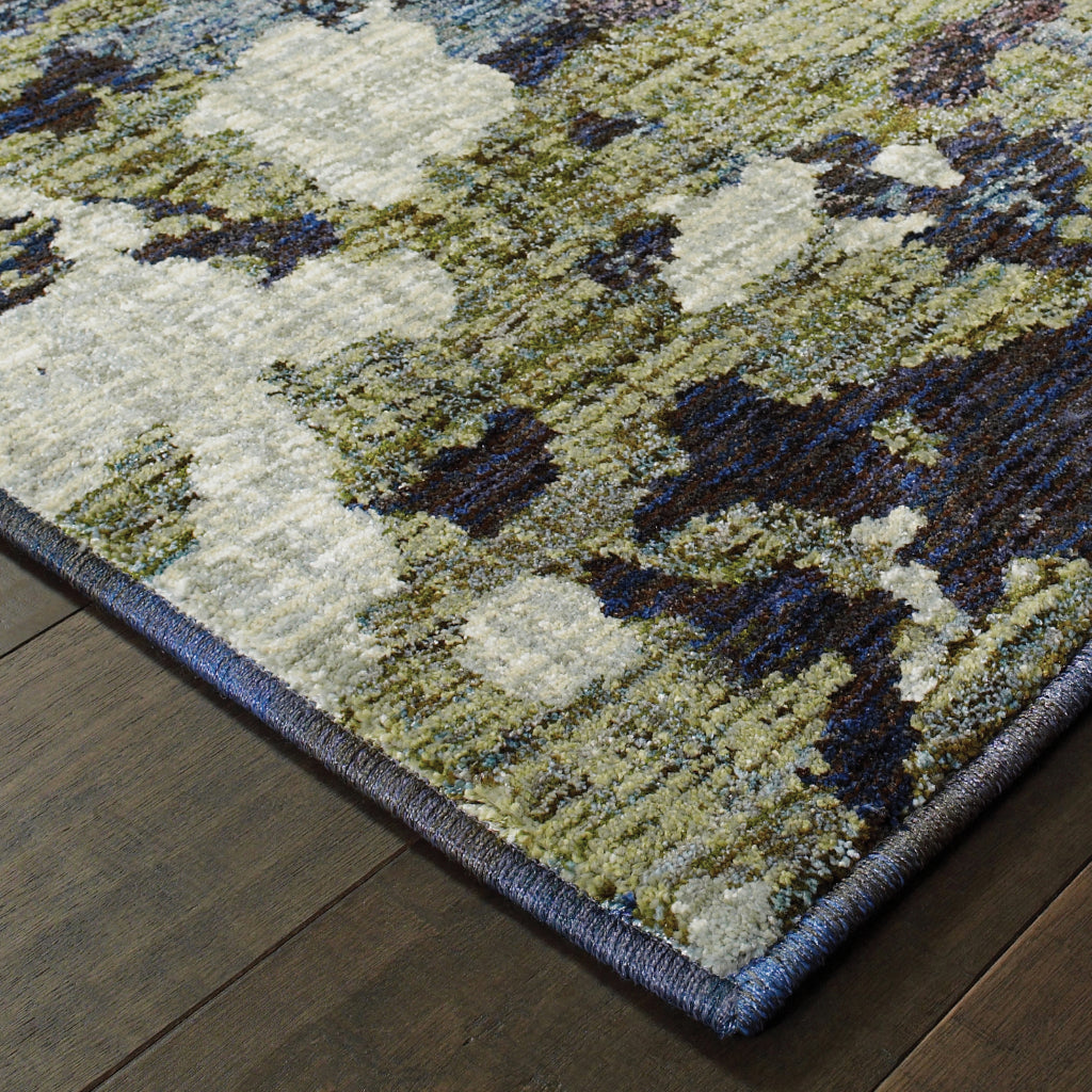 Oriental Weavers Evolution 8029A Multicolor Rectangle Indoor Runner - Durable Stain Resistant Contemporary Rug with Abstract Design-