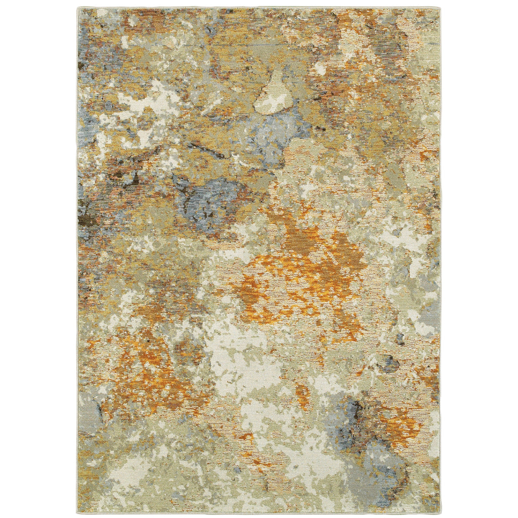 Oriental Weavers Evolution 8031B Multicolor Rectangle Indoor Area Rug - Durable Stain Resistant Contemporary Rug with Abstract Design-