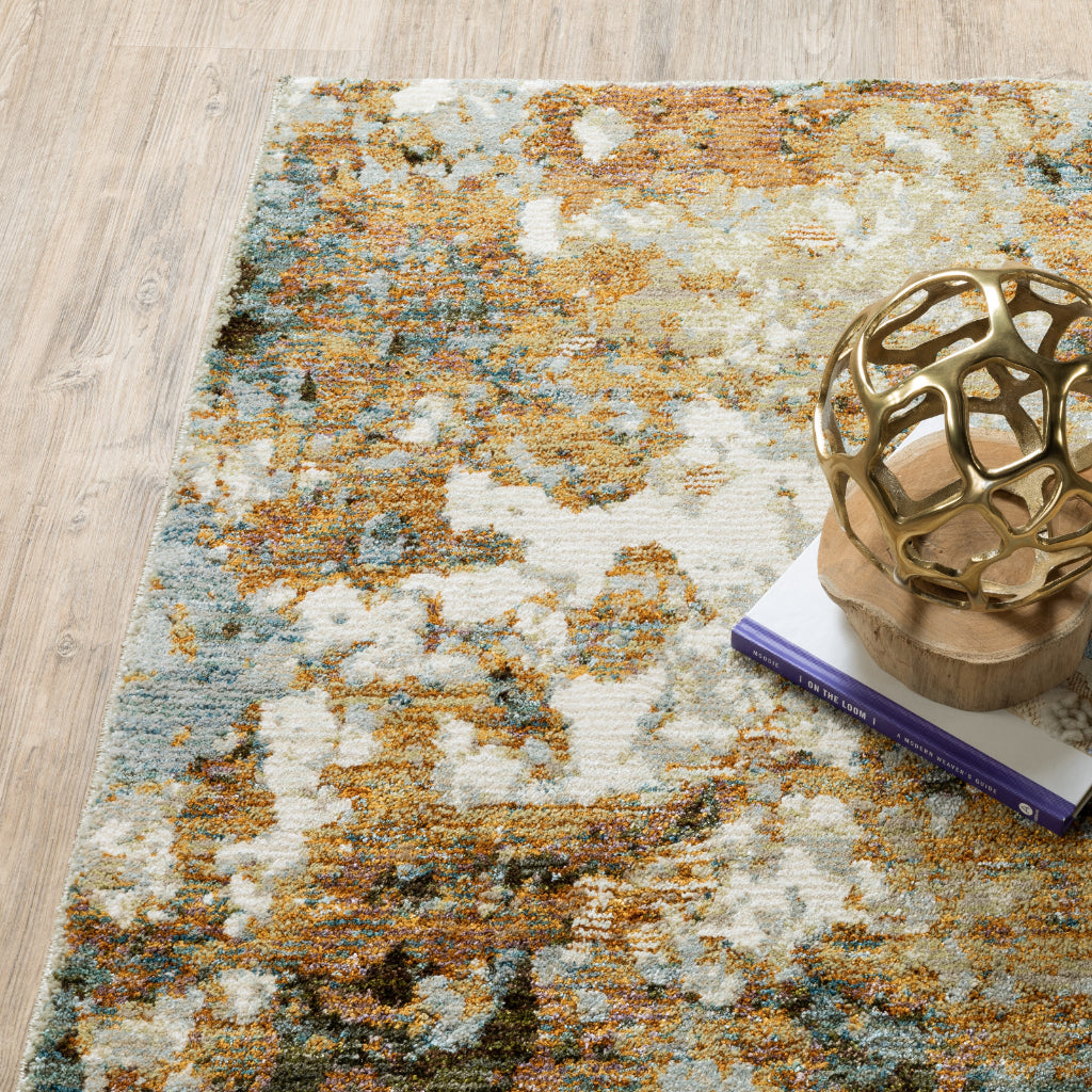 Oriental Weavers Evolution 8031B Multicolor Rectangle Indoor Runner - Durable Stain Resistant Contemporary Rug with Abstract Design-