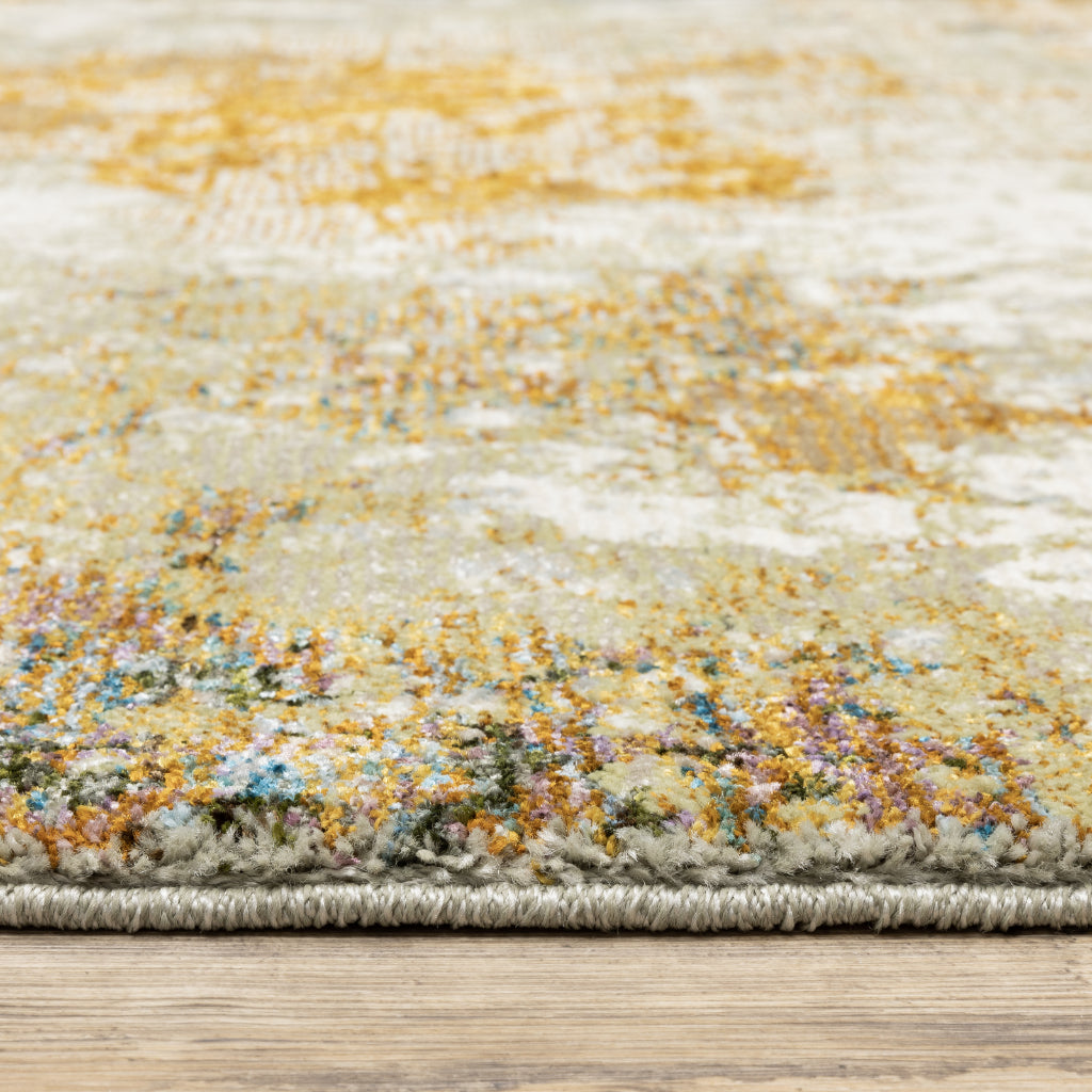 Oriental Weavers Evolution 8031B Multicolor Rectangle Indoor Runner - Durable Stain Resistant Contemporary Rug with Abstract Design-