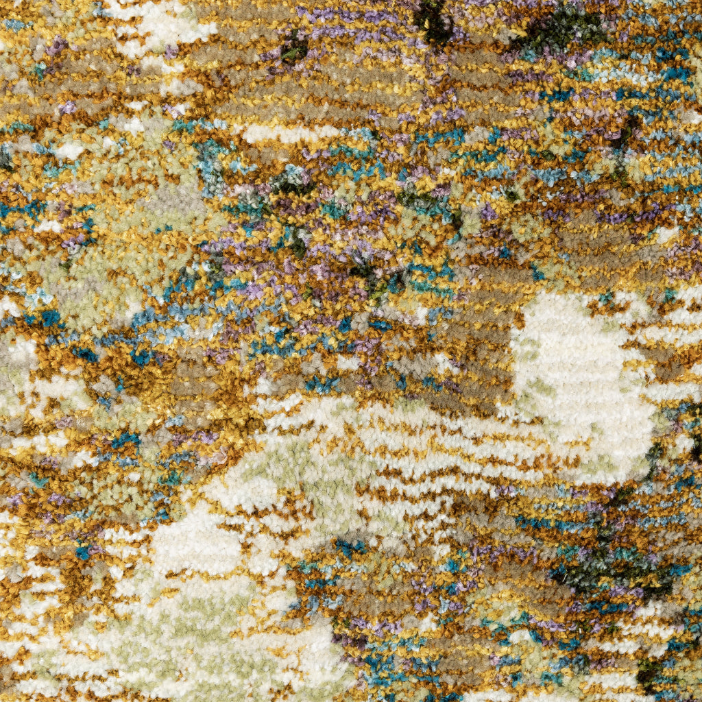 Oriental Weavers Evolution 8031B Multicolor Rectangle Indoor Runner - Durable Stain Resistant Contemporary Rug with Abstract Design-