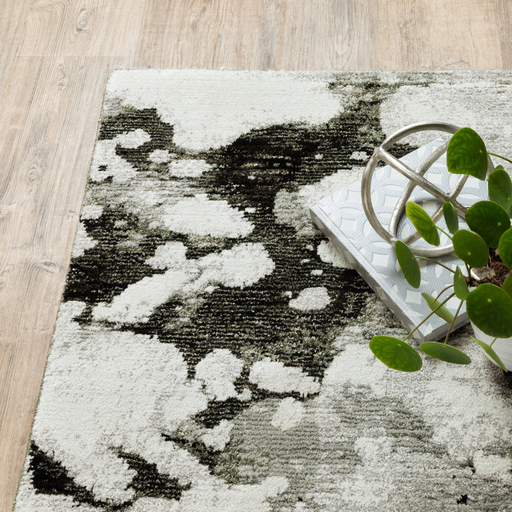 Oriental Weavers Evolution 8035B Multicolor Rectangle Indoor Area Rug - Durable Stain Resistant Contemporary Rug with Abstract Design-