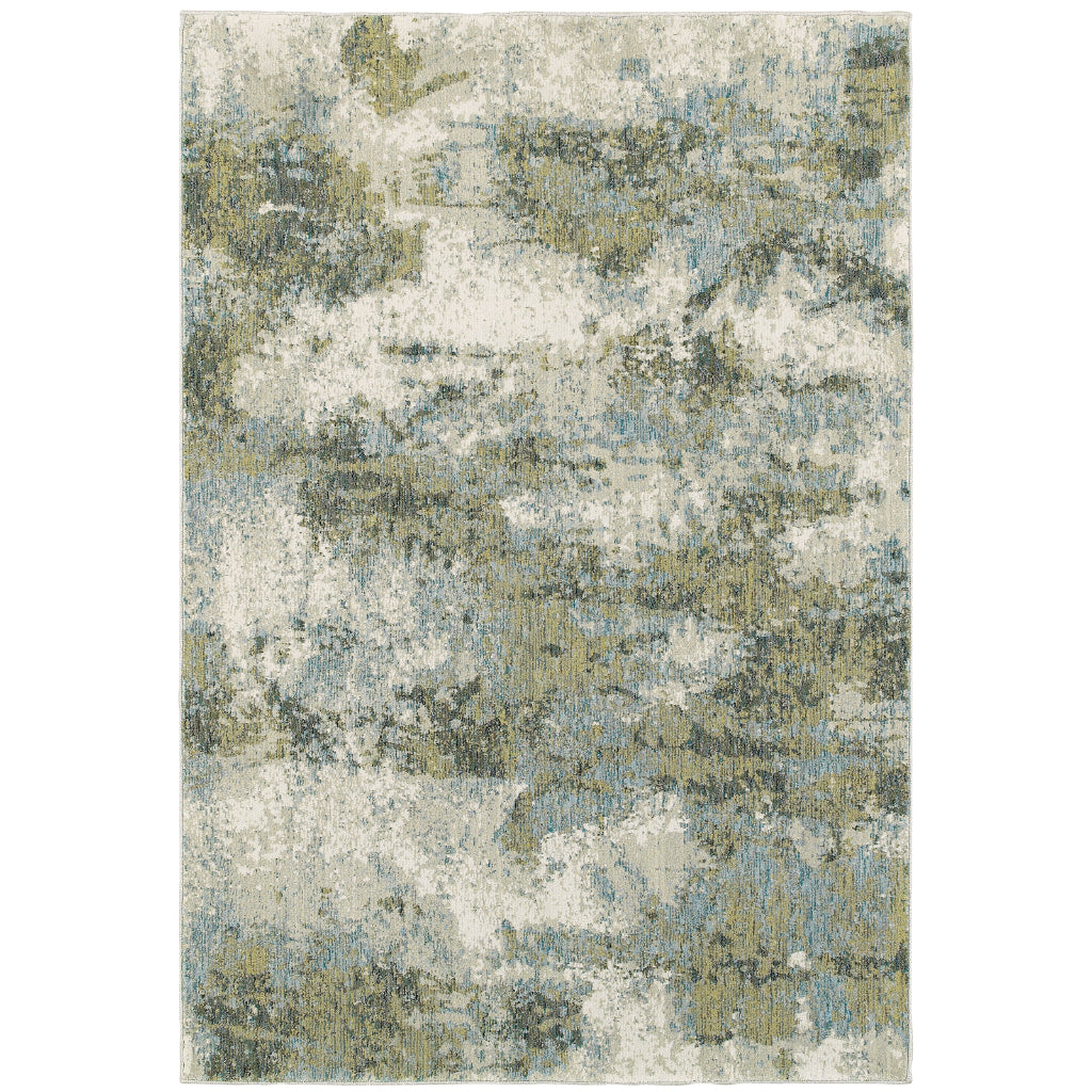 Oriental Weavers Evolution 8039E Multicolor Rectangle Indoor Area Rug - Durable Stain Resistant Contemporary Rug with Abstract Design-
