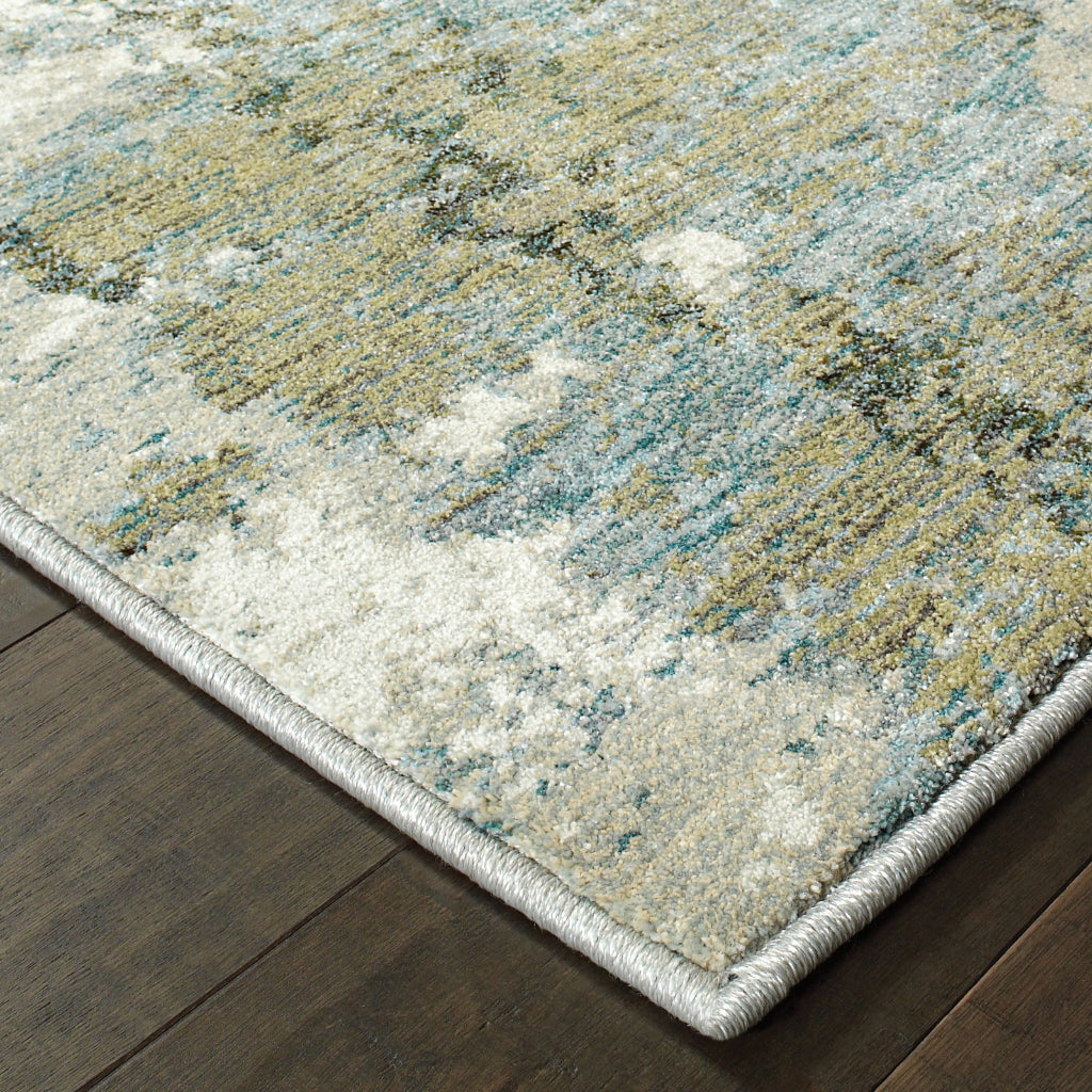 Oriental Weavers Evolution 8039E Multicolor Rectangle Indoor Runner - Durable Stain Resistant Contemporary Rug with Abstract Design-