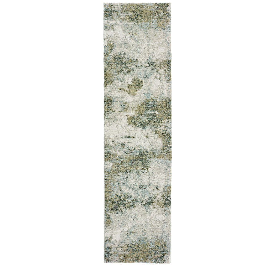 Oriental Weavers Evolution 8039E Multicolor Rectangle Indoor Runner - Durable Stain Resistant Contemporary Rug with Abstract Design-