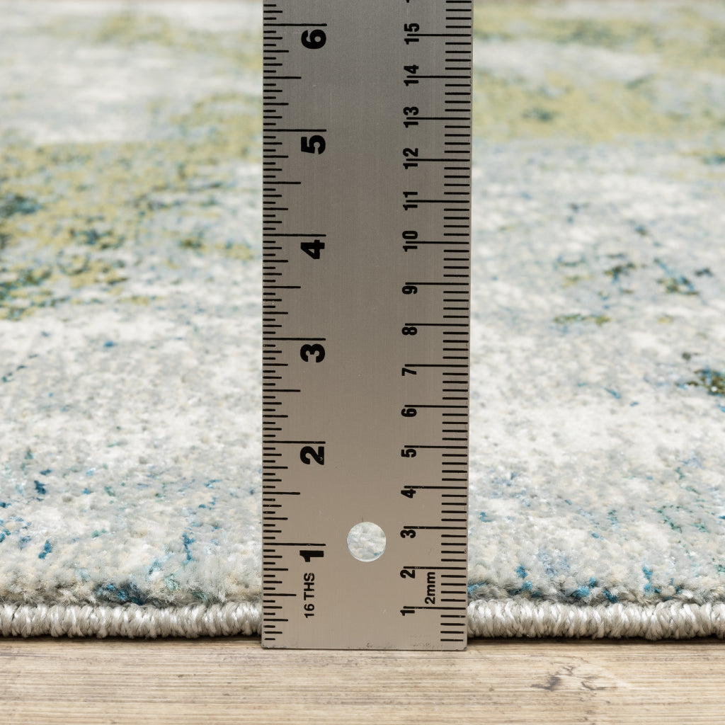 Oriental Weavers Evolution 8039E Multicolor Round Indoor Area Rug - Durable Stain Resistant Contemporary Rug with Abstract Design-