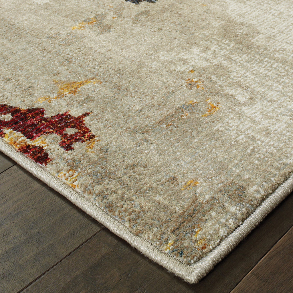 Oriental Weavers Evolution 8043K Multicolor Rectangle Indoor Runner - Durable Stain Resistant Contemporary Rug with Abstract Design-