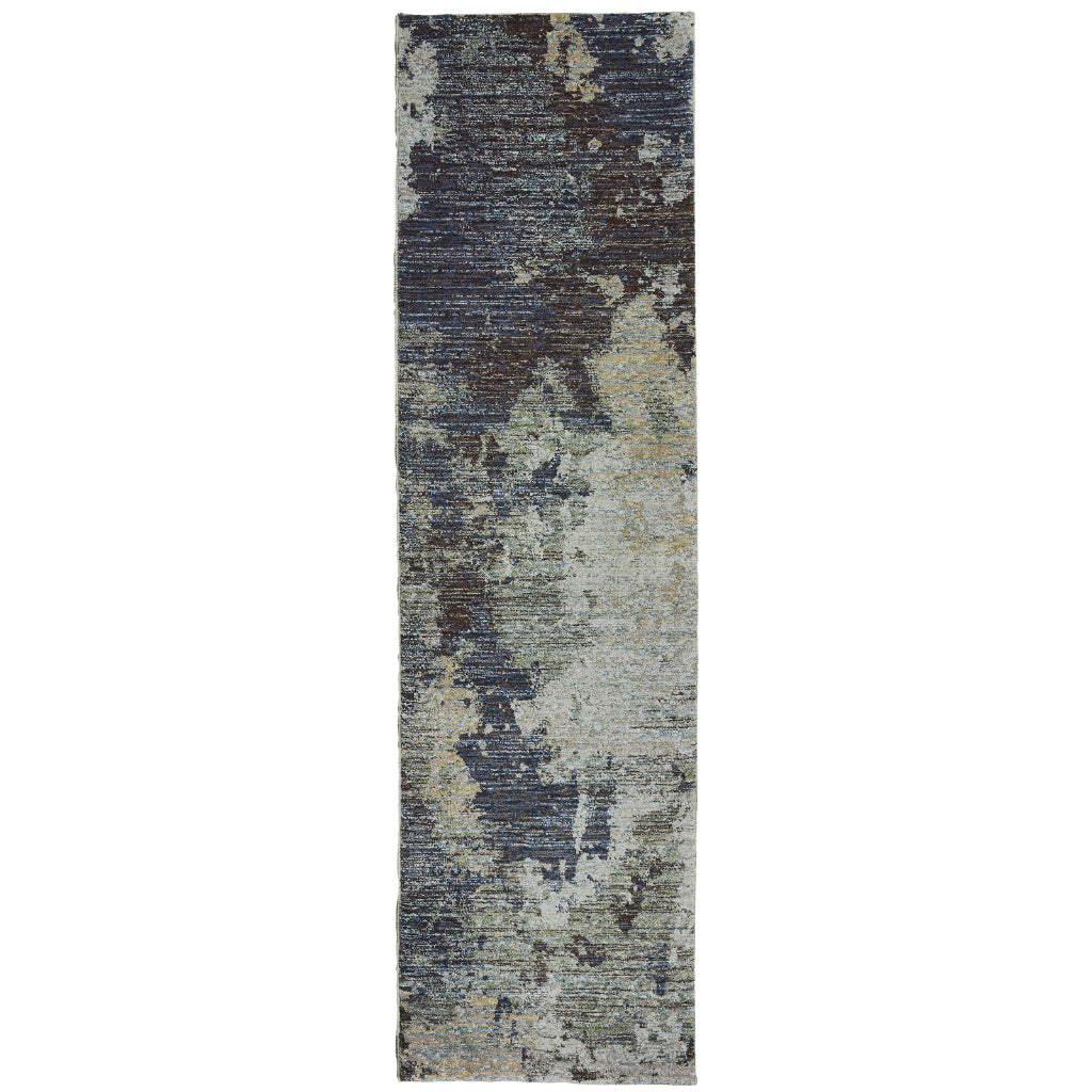 Oriental Weavers Evolution 8049B Multicolor Rectangle Indoor Runner - Durable Stain Resistant Contemporary Rug with Abstract Design-