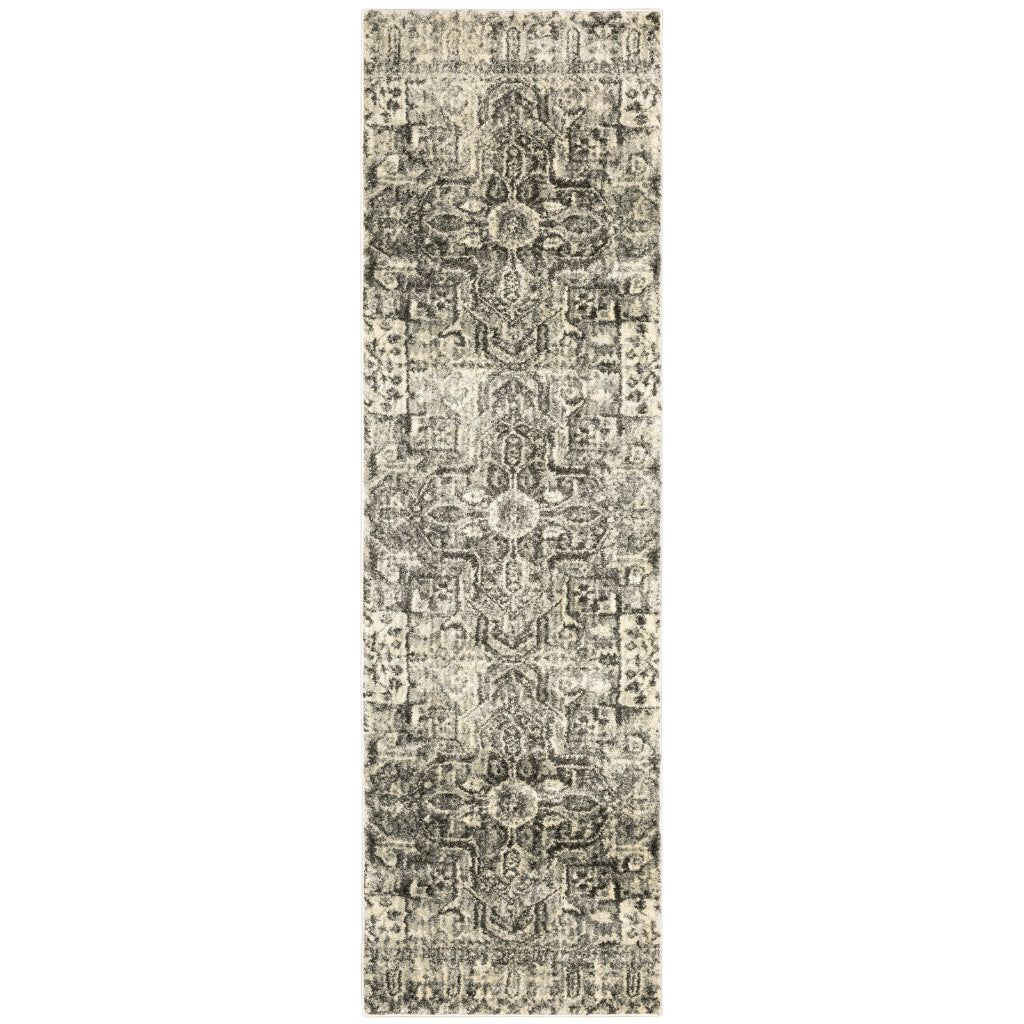 Oriental Weavers Florence 4333W Multicolor Rectangle Indoor Runner - Luxuriously Soft & Stain Resistant Vintage Style Rug with Medallion Design-