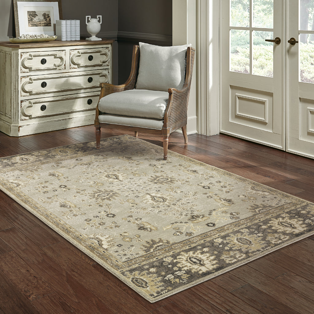 Oriental Weavers Florence 4928C Multicolor Rectangle Indoor Area Rug - Luxuriously Soft & Stain Resistant Vintage Style Rug with Oriental Design-