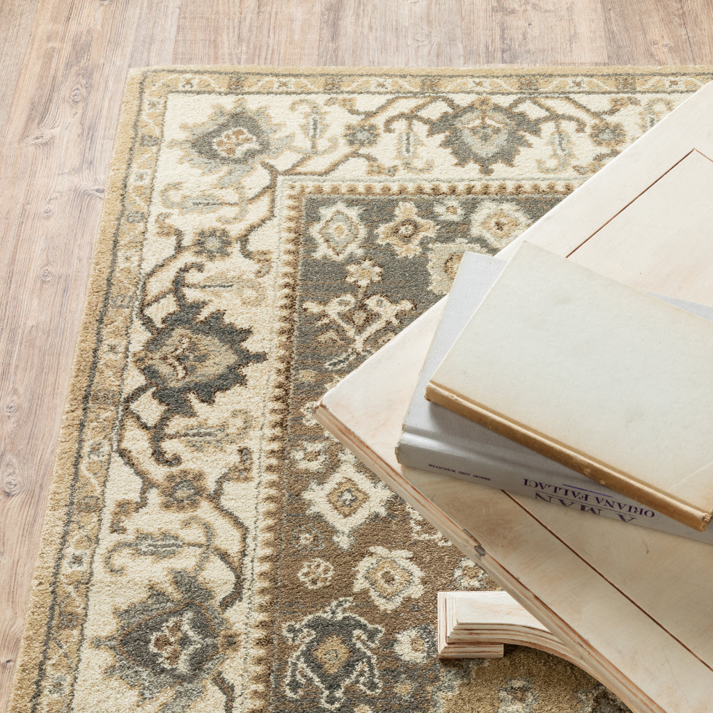 Oriental Weavers Florence 661I6 Multicolor Rectangle Indoor Runner - Luxuriously Soft & Stain Resistant Vintage Style Rug with Medallion Design-