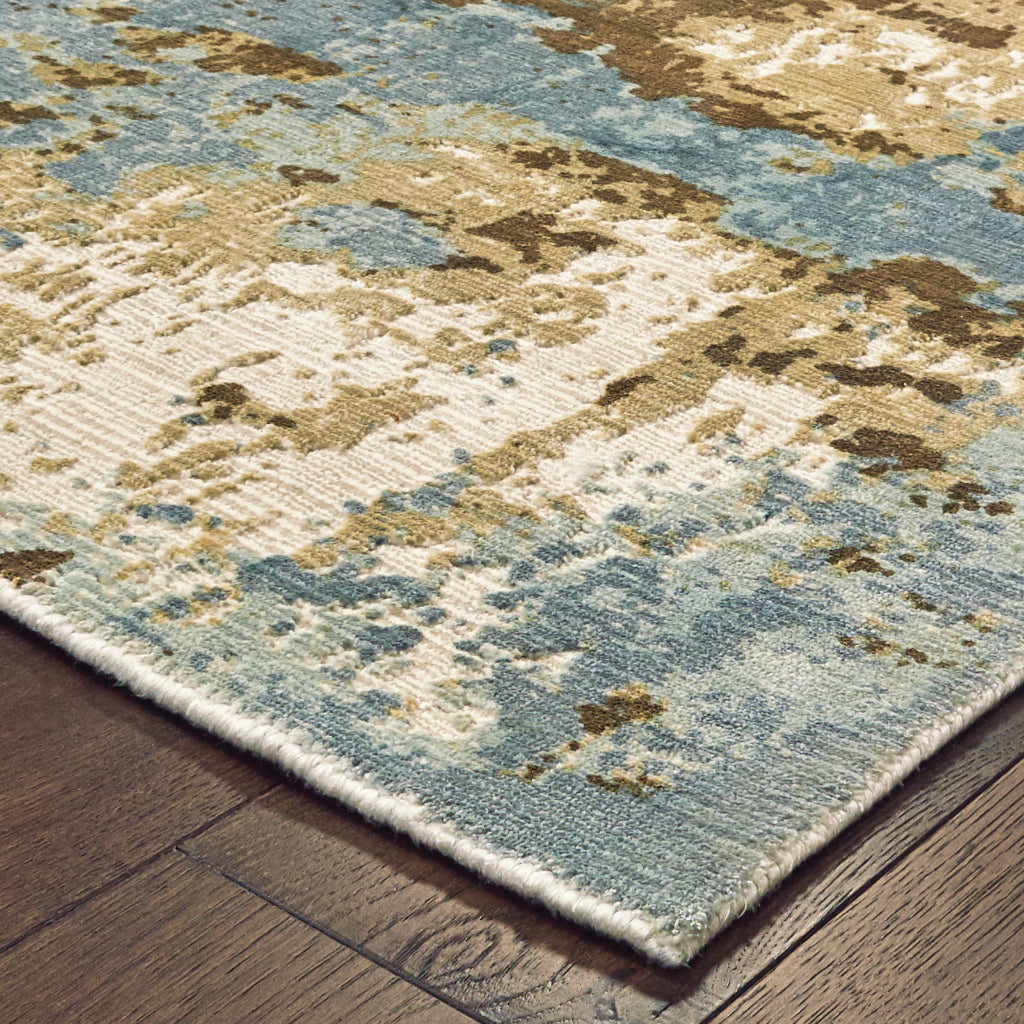 Oriental Weavers Formations 70001 Multicolor Rectangle Indoor Runner - Hand Loomed Abstract Rug Made of 100% Viscose-