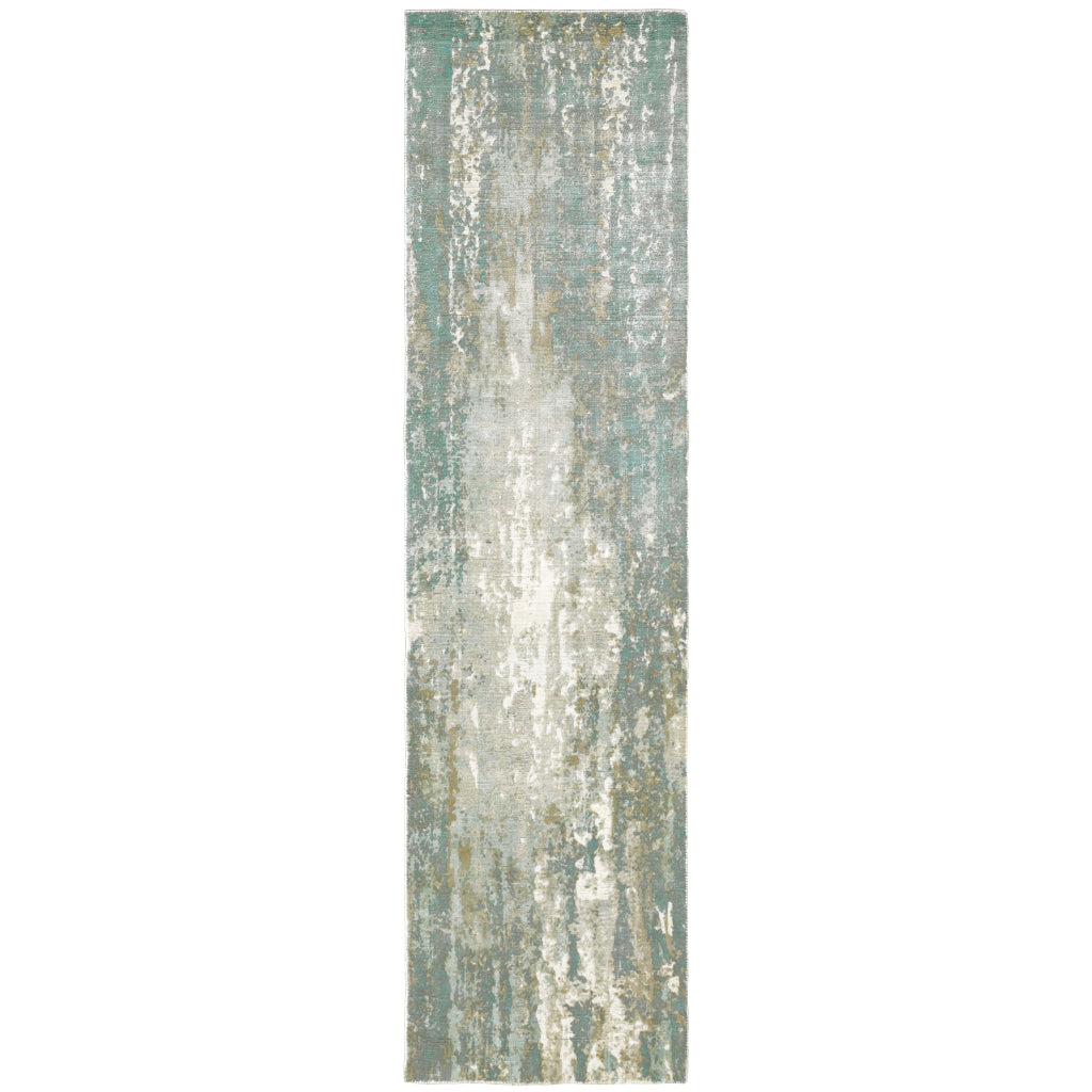 Oriental Weavers Formations 70002 Multicolor Rectangle Indoor Runner - Hand Loomed Abstract Rug Made of 100% Viscose-