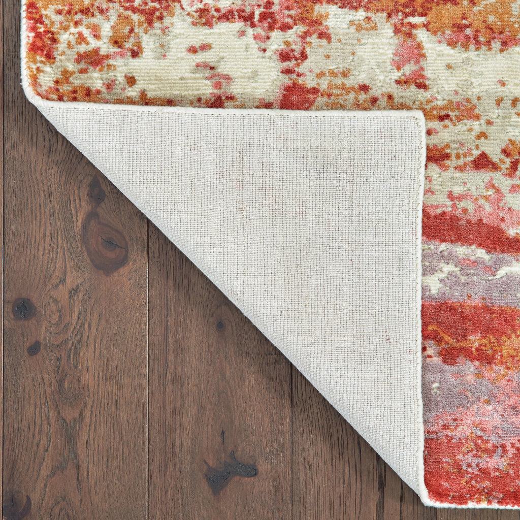 Oriental Weavers Formations 70004 Multicolor Rectangle Indoor Runner - Hand Loomed Abstract Rug Made of 100% Viscose-