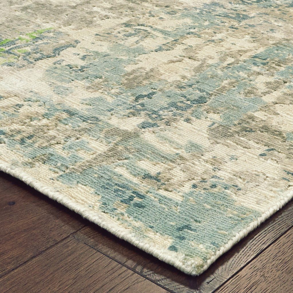 Oriental Weavers Formations 70007 Multicolor Rectangle Indoor Runner - Hand Loomed Abstract Rug Made of 100% Viscose-