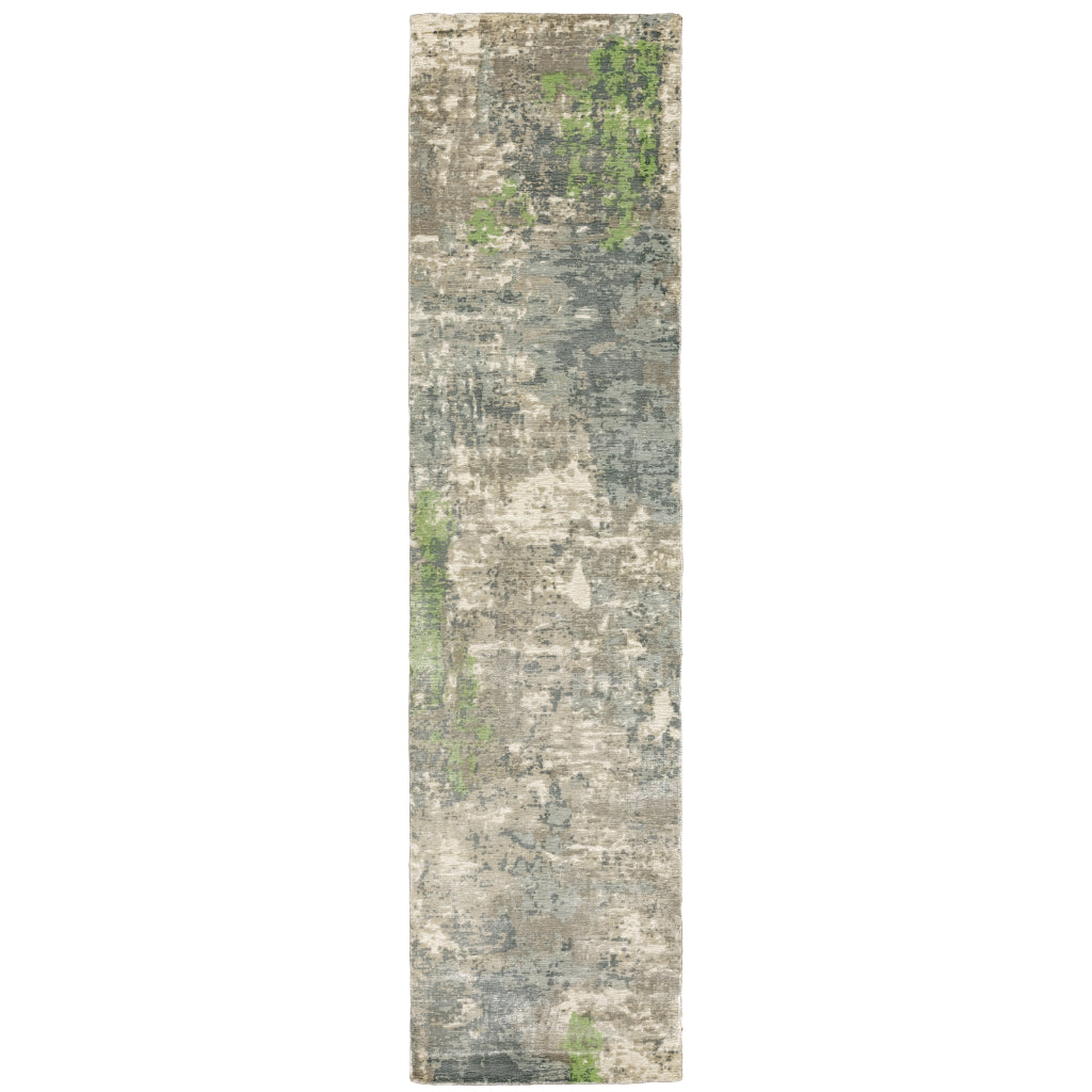 Oriental Weavers Formations 70007 Multicolor Rectangle Indoor Runner - Hand Loomed Abstract Rug Made of 100% Viscose-