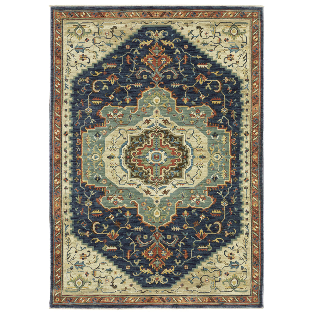 Oriental Weavers Francesca FR09F Multicolor Rectangle Indoor Area Rug - Stain Resistant Floral Rug-
