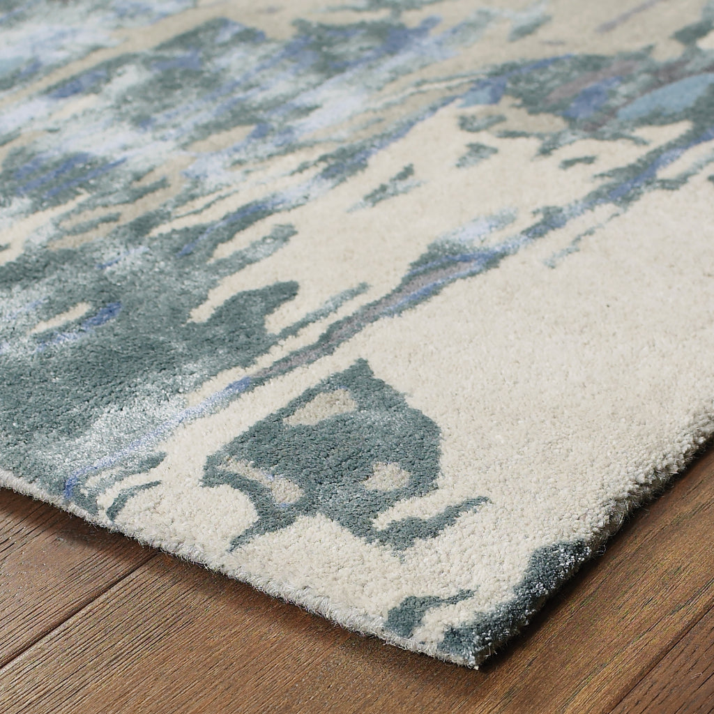 Oriental Weavers Galaxy 21906 Multicolor Rectangle Indoor Area Rug - Hand Tufted Abstract Rug Made of Wool & Viscose-