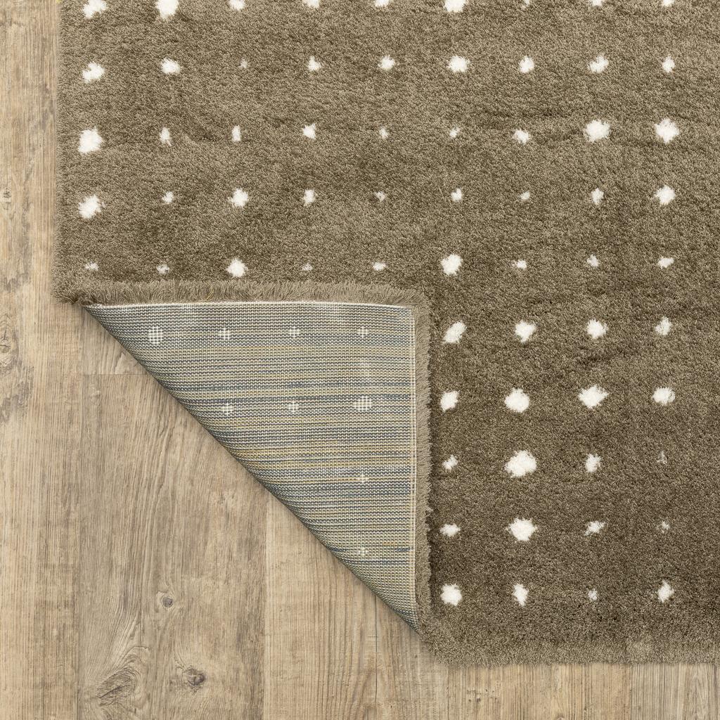 Oriental Weavers Galileo GAL03 Brown Rectangle Indoor Runner Circles Pattern-