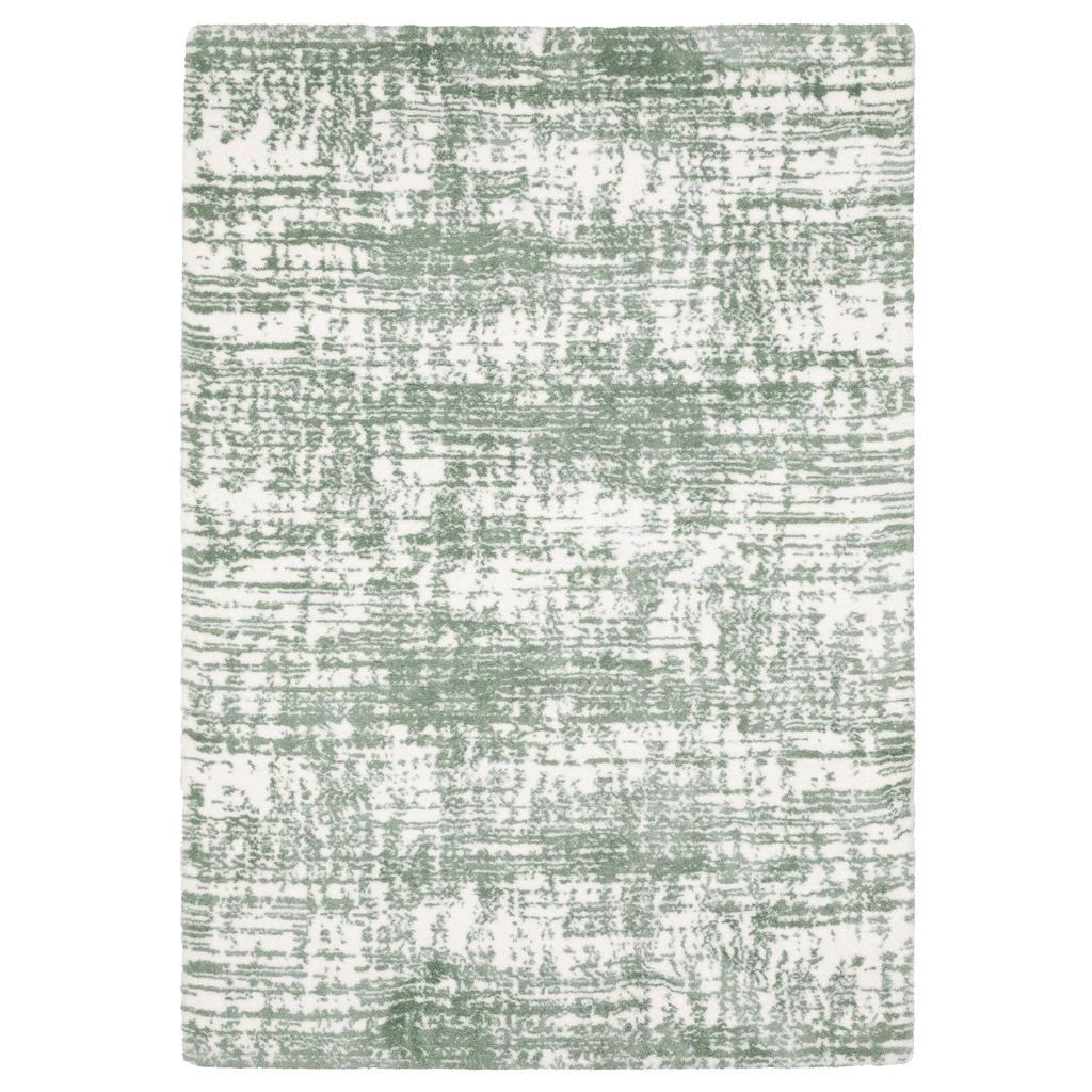 Oriental Weavers Galileo GAL09 Green Rectangle Indoor Area Rug Abstract Pattern-