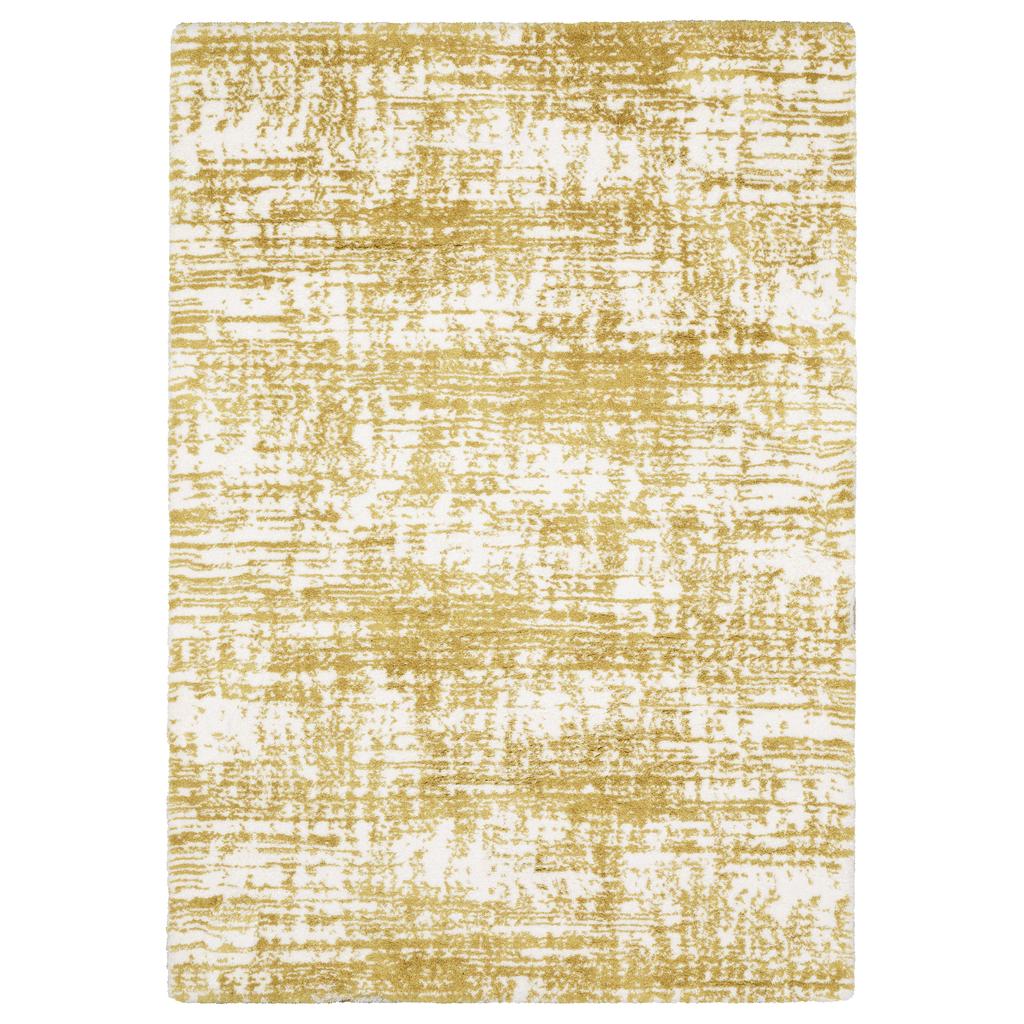 Oriental Weavers Galileo GAL10 Gold Rectangle Indoor Area Rug Abstract Pattern-