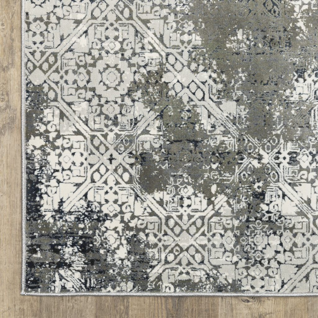 Oriental Weavers Gemini 002H2 Multicolor Rectangle Indoor Runner - Stain Resistant Modern Rug-