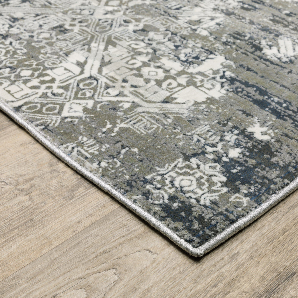 Oriental Weavers Gemini 002H2 Multicolor Rectangle Indoor Runner - Stain Resistant Modern Rug-